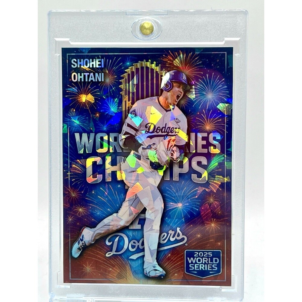 Dodgers Team Set World Series Cracked Ice Limited Edition Fan Art Card Lot